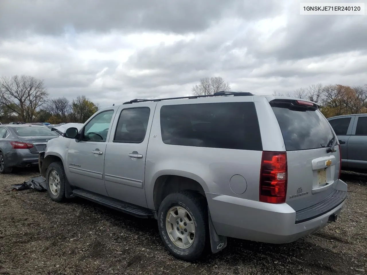 2014 Chevrolet Suburban K1500 Lt VIN: 1GNSKJE71ER240120 Lot: 78136164