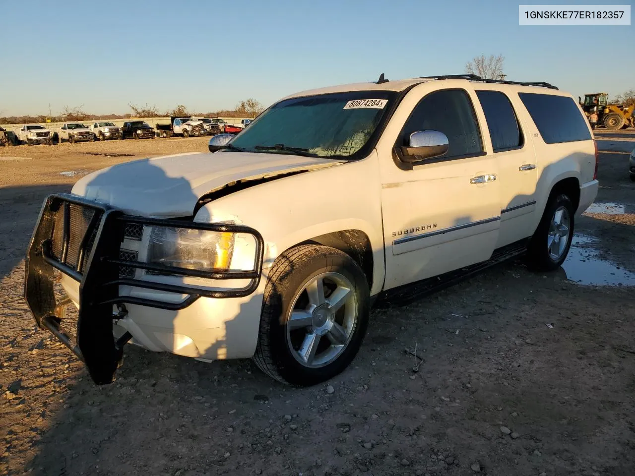 2014 Chevrolet Suburban K1500 Ltz VIN: 1GNSKKE77ER182357 Lot: 80874284