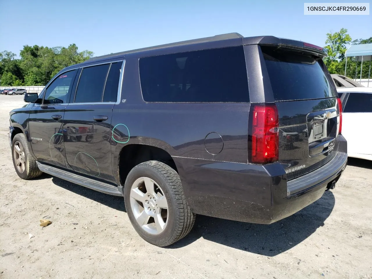 2015 Chevrolet Suburban C1500 Lt VIN: 1GNSCJKC4FR290669 Lot: 53995314