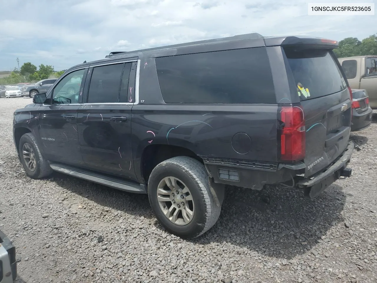 2015 Chevrolet Suburban C1500 Lt VIN: 1GNSCJKC5FR523605 Lot: 58167214