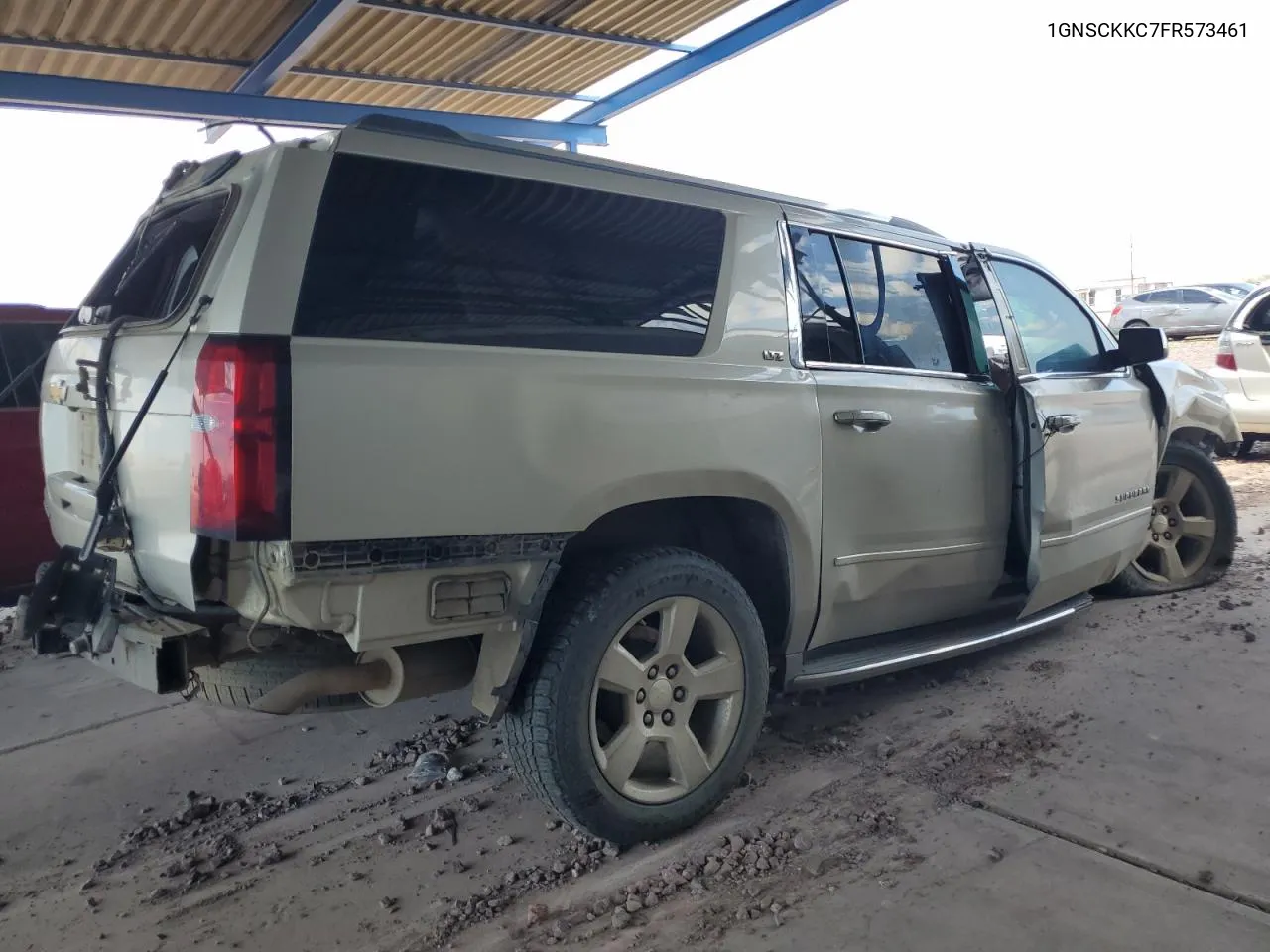 2015 Chevrolet Suburban C1500 Ltz VIN: 1GNSCKKC7FR573461 Lot: 60153834