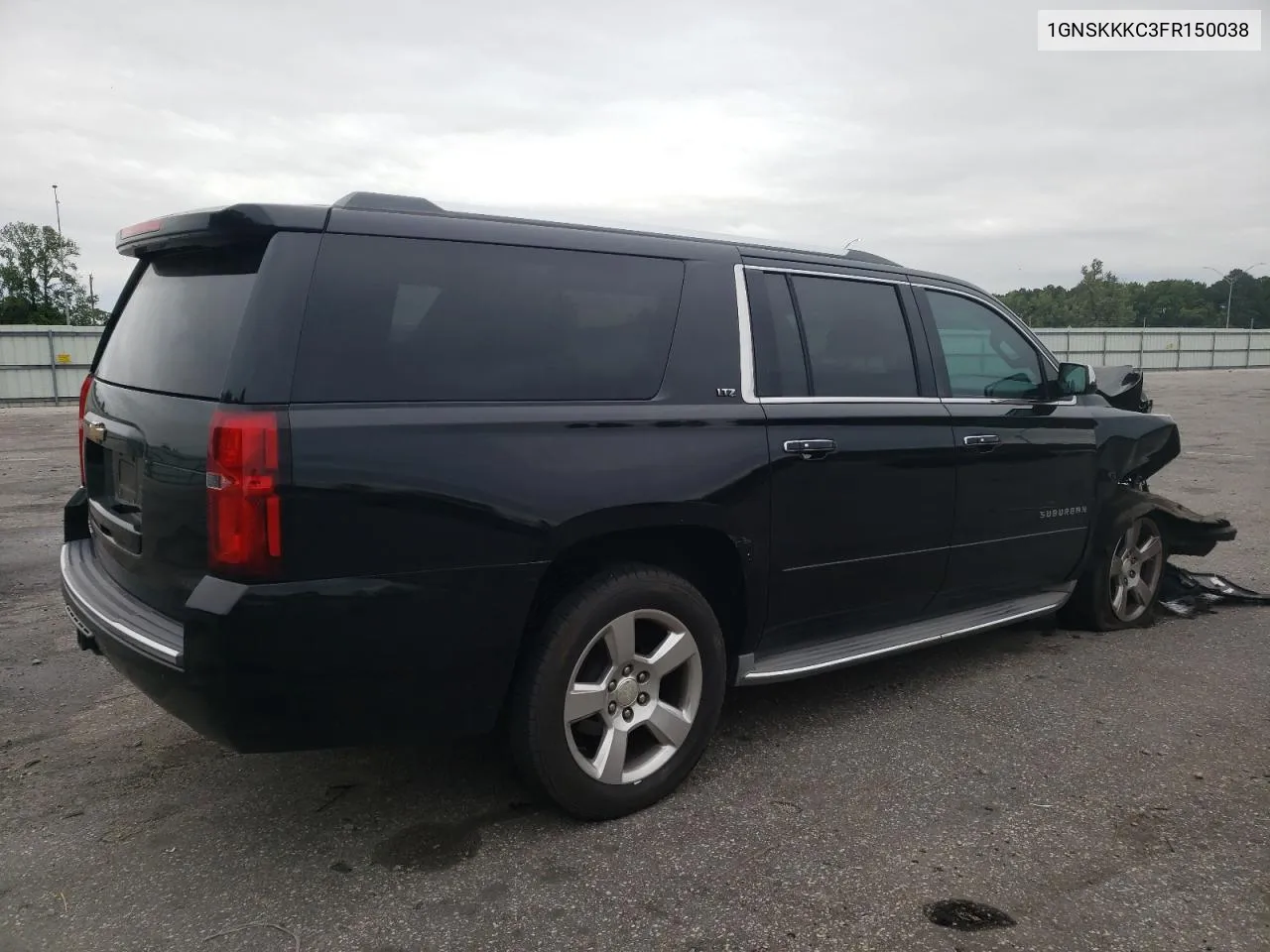 1GNSKKKC3FR150038 2015 Chevrolet Suburban K1500 Ltz