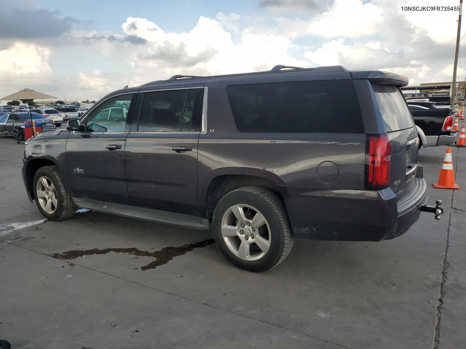 2015 Chevrolet Suburban C1500 Lt VIN: 1GNSCJKC9FR735455 Lot: 63652144