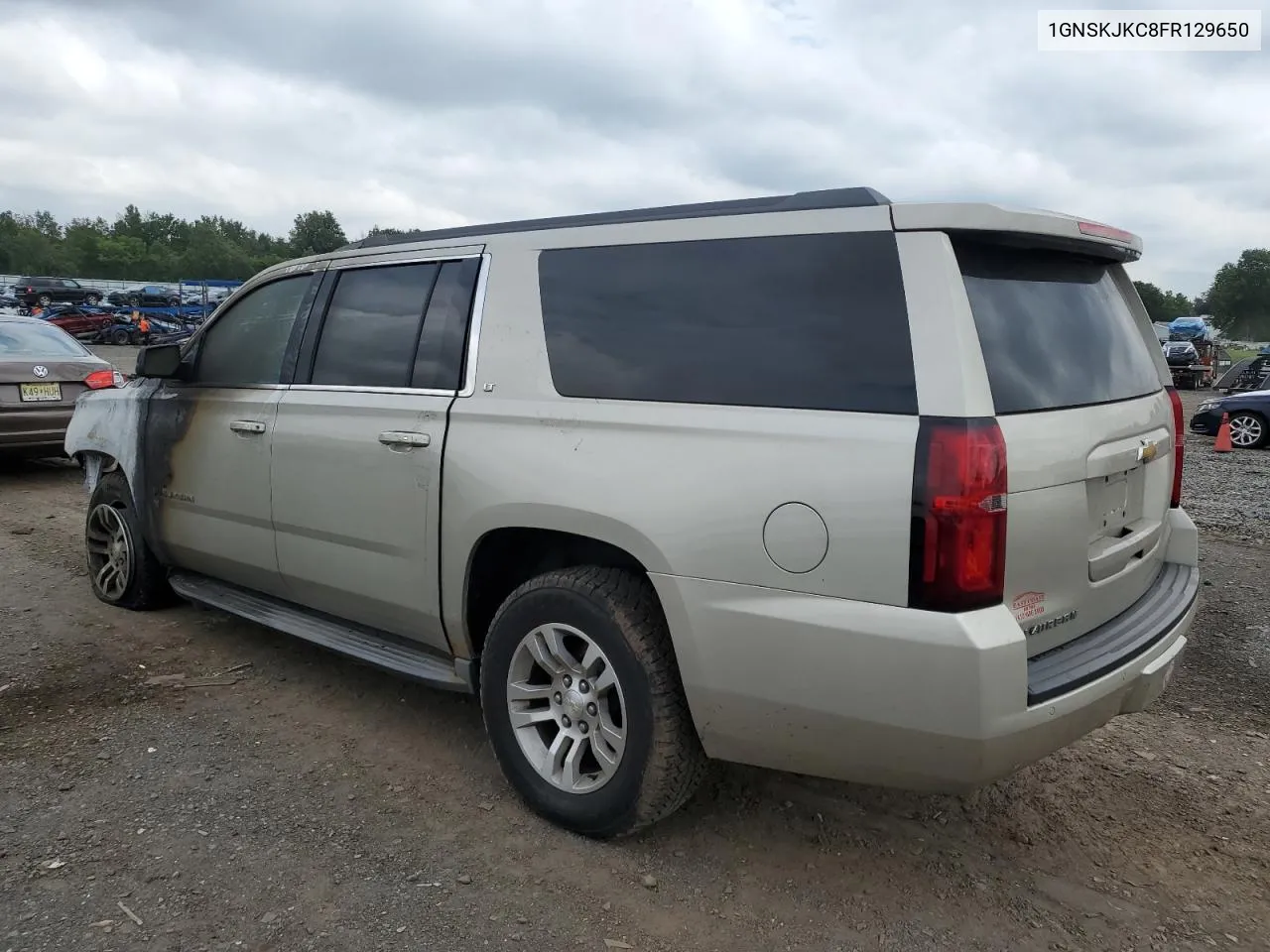 2015 Chevrolet Suburban K1500 Lt VIN: 1GNSKJKC8FR129650 Lot: 65623923