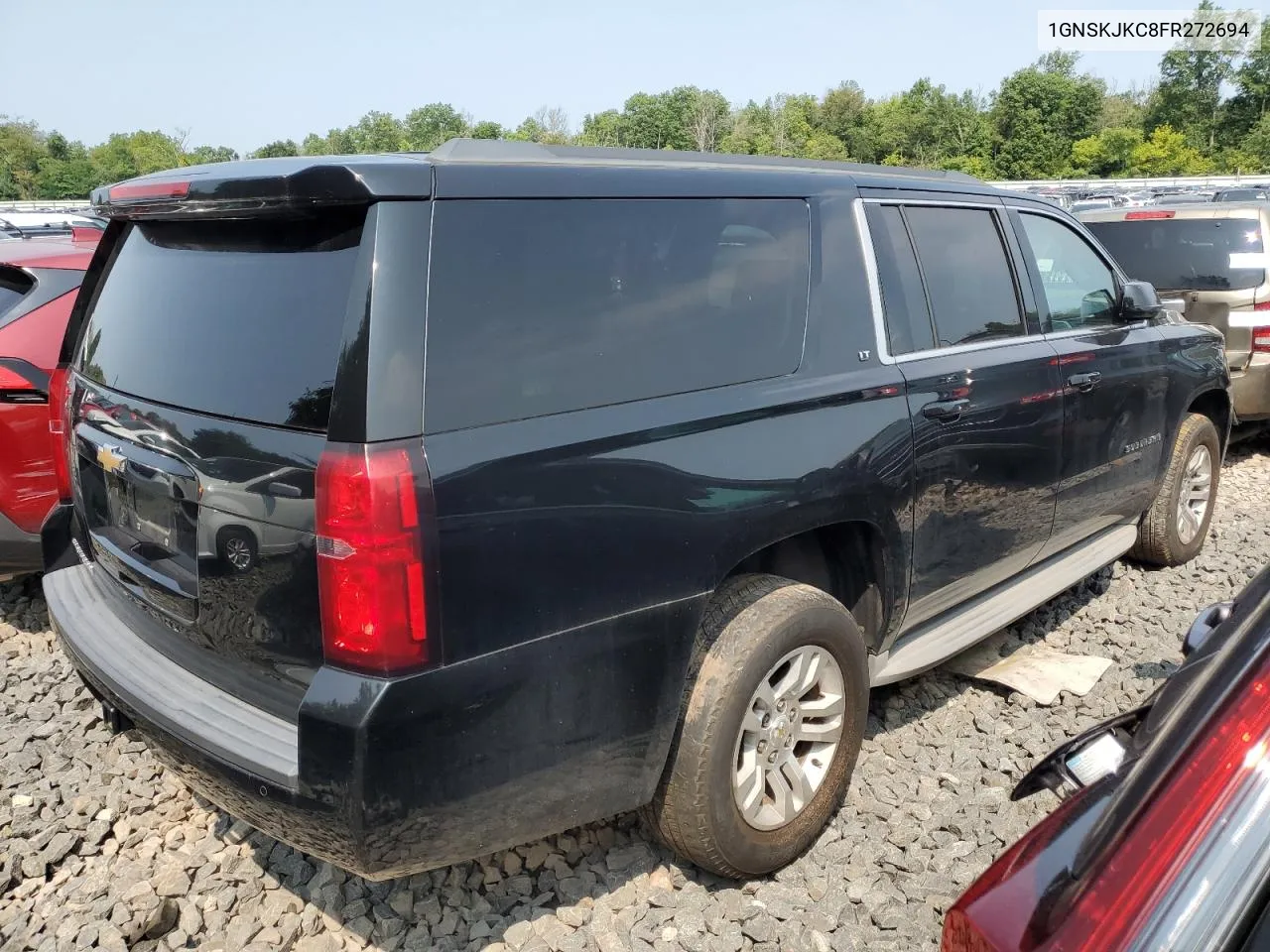 2015 Chevrolet Suburban K1500 Lt VIN: 1GNSKJKC8FR272694 Lot: 65937484