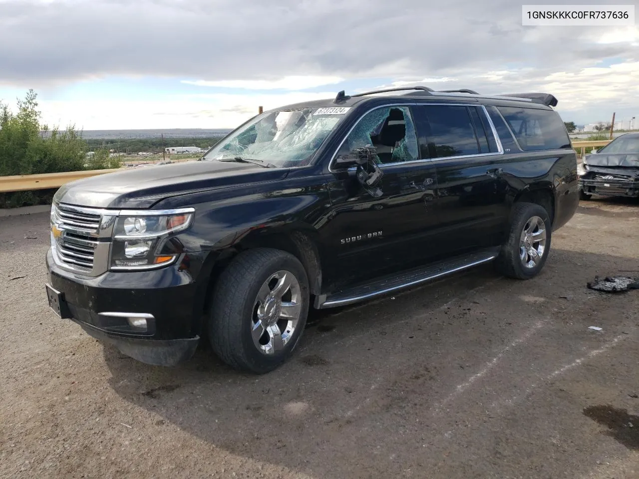 1GNSKKKC0FR737636 2015 Chevrolet Suburban K1500 Ltz