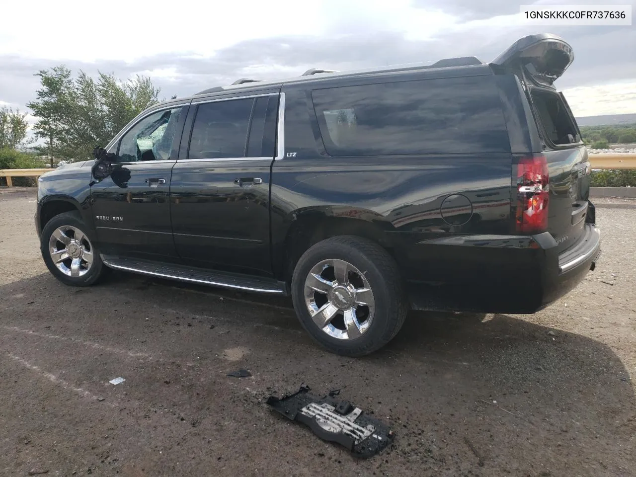 1GNSKKKC0FR737636 2015 Chevrolet Suburban K1500 Ltz