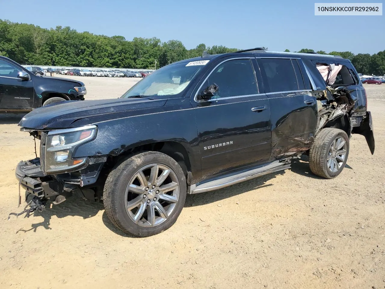 2015 Chevrolet Suburban K1500 Ltz VIN: 1GNSKKKC0FR292962 Lot: 67459934