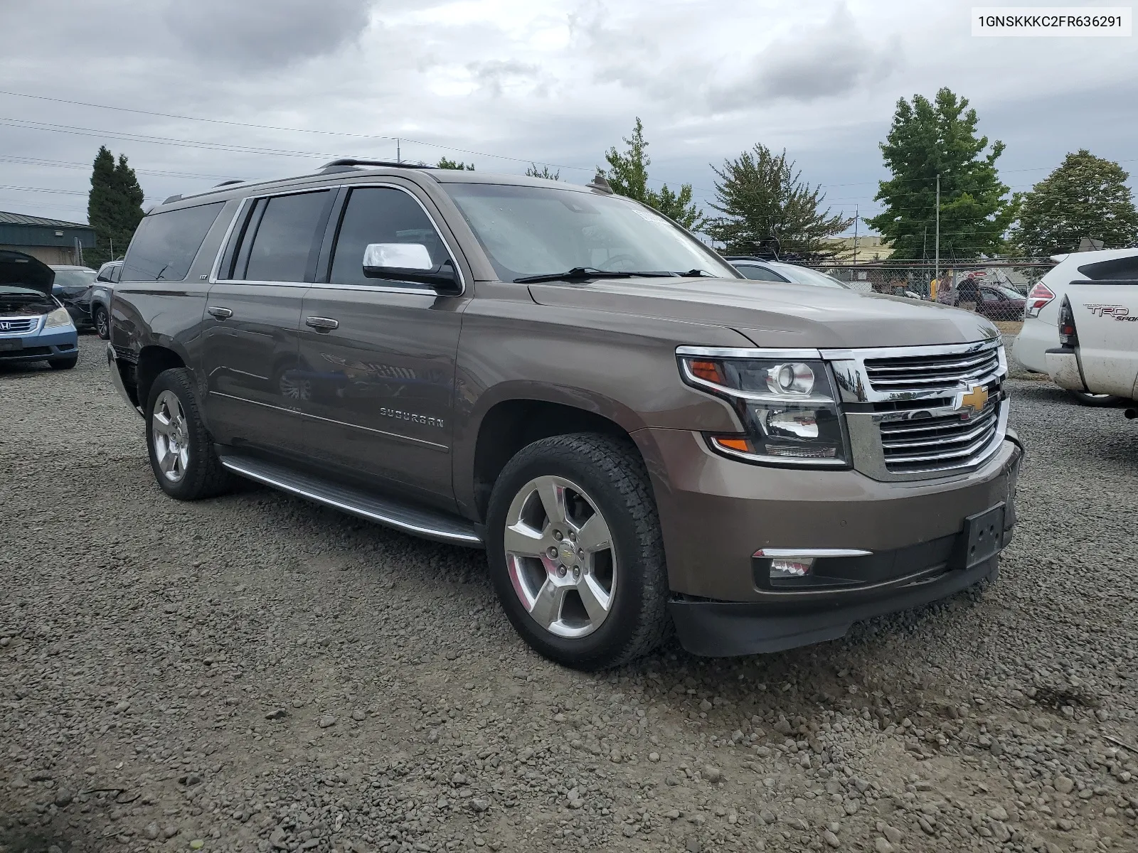 2015 Chevrolet Suburban K1500 Ltz VIN: 1GNSKKKC2FR636291 Lot: 67869384