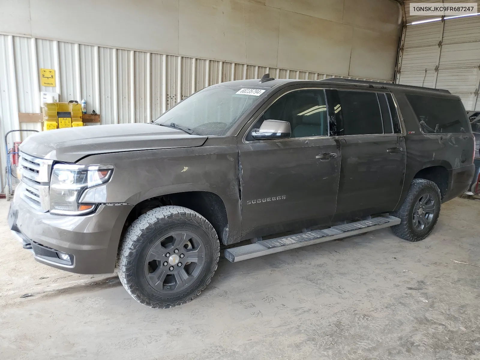 2015 Chevrolet Suburban K1500 Lt VIN: 1GNSKJKC9FR687247 Lot: 68235794