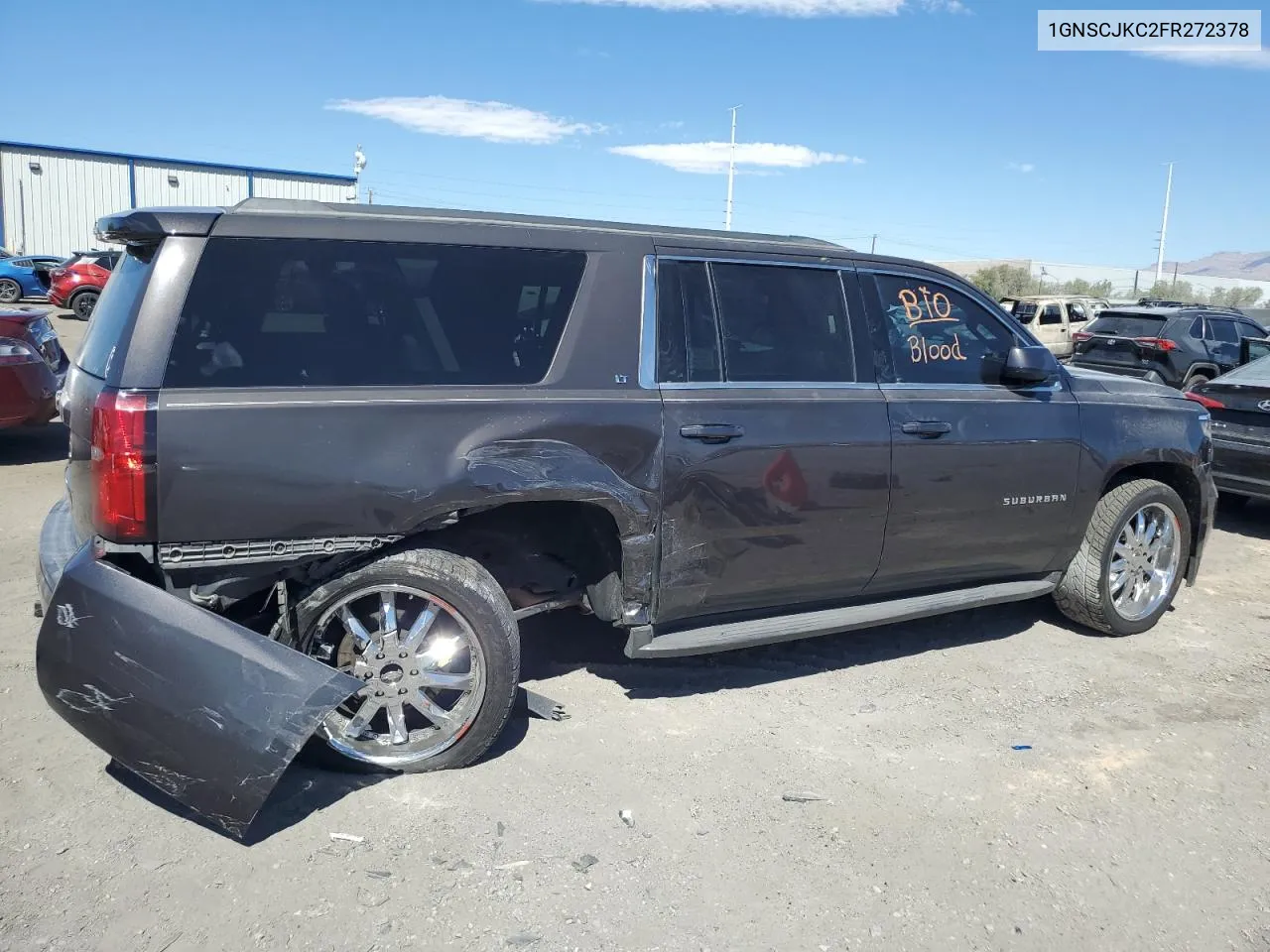 2015 Chevrolet Suburban C1500 Lt VIN: 1GNSCJKC2FR272378 Lot: 68530204