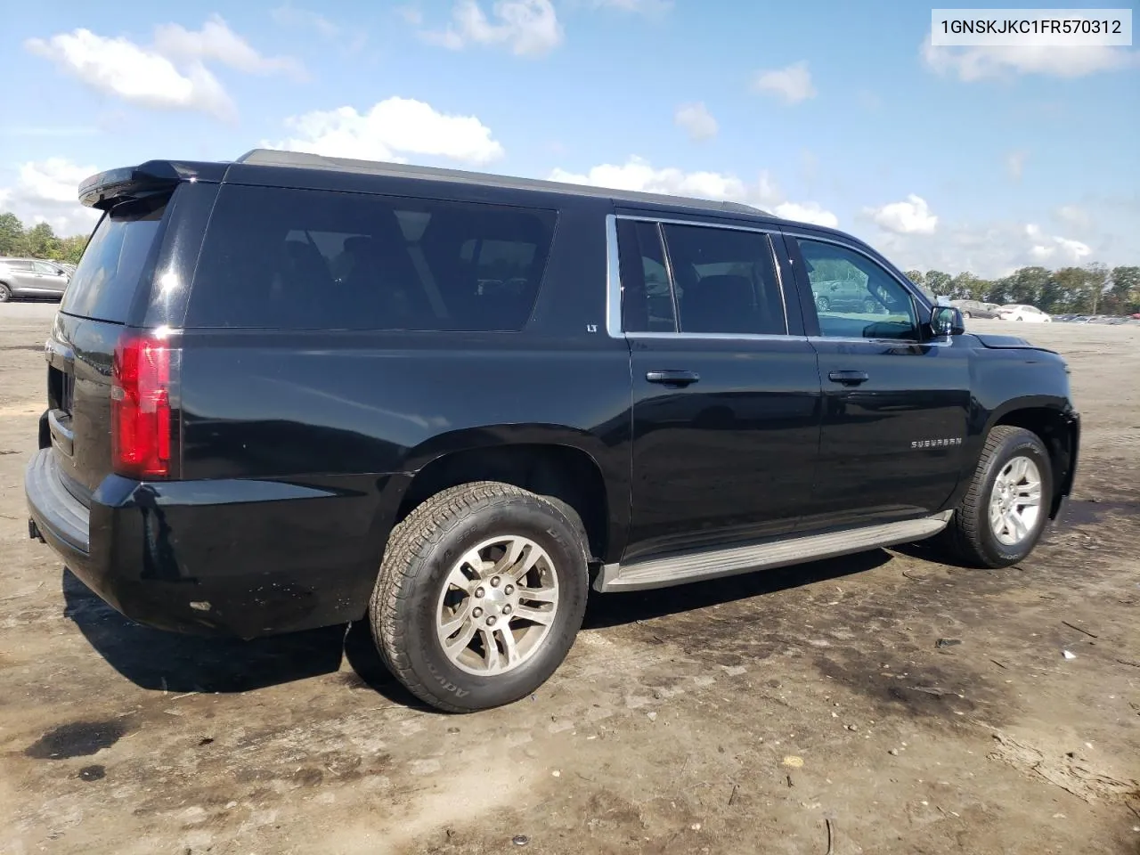 2015 Chevrolet Suburban K1500 Lt VIN: 1GNSKJKC1FR570312 Lot: 71025264