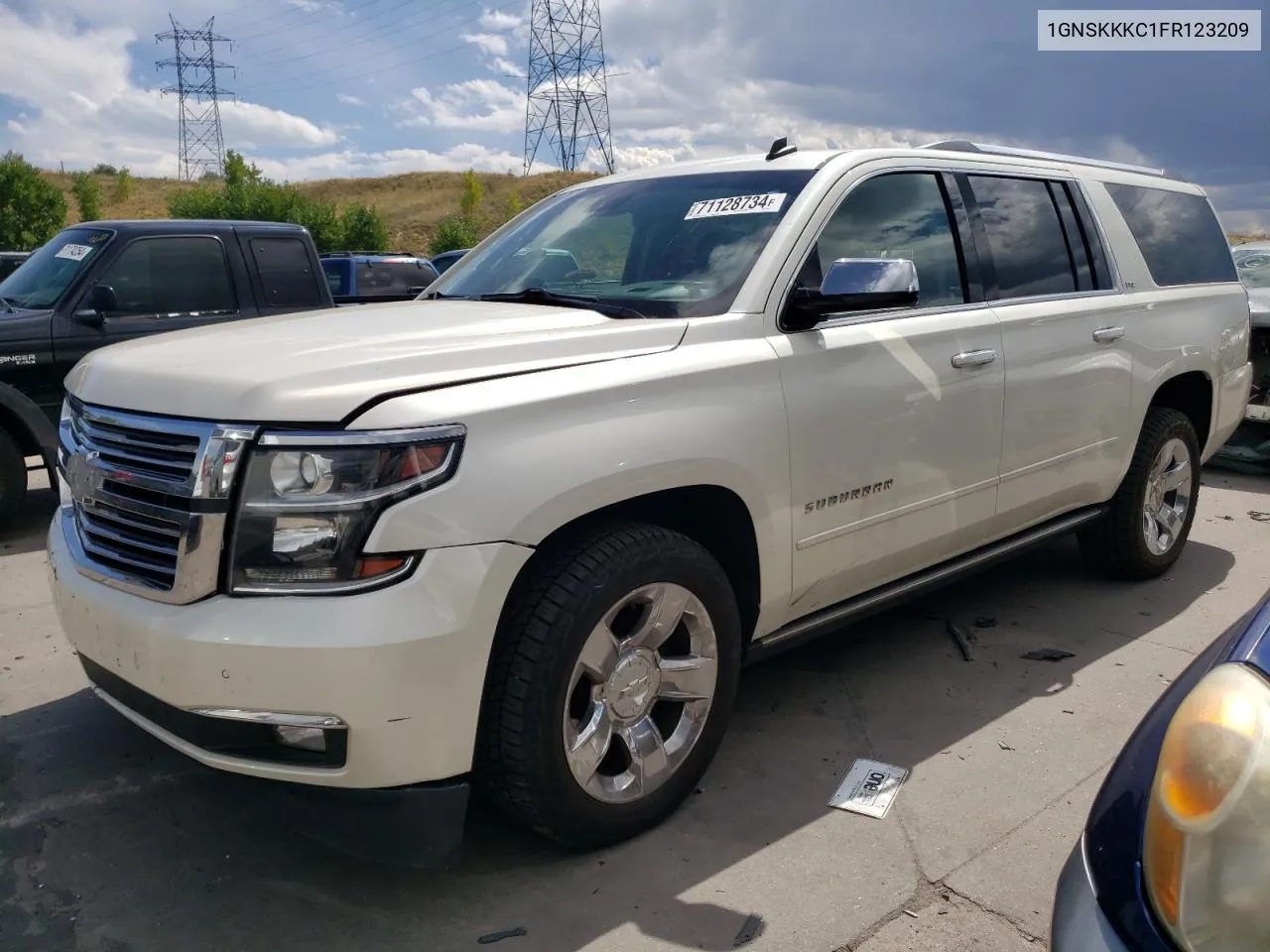 2015 Chevrolet Suburban K1500 Ltz VIN: 1GNSKKKC1FR123209 Lot: 71128734