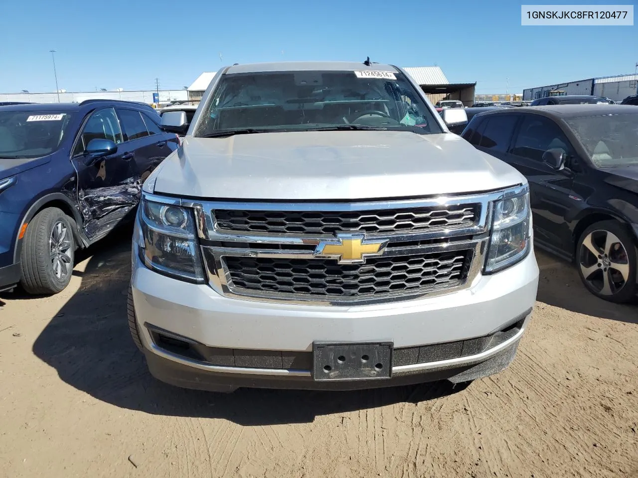 2015 Chevrolet Suburban K1500 Lt VIN: 1GNSKJKC8FR120477 Lot: 71245614