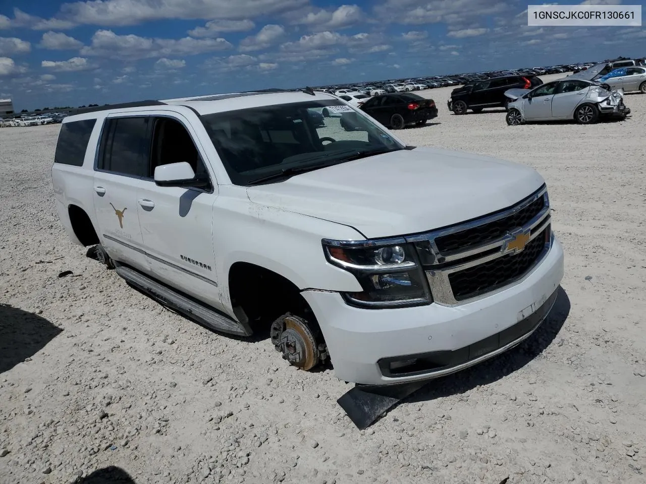 2015 Chevrolet Suburban C1500 Lt VIN: 1GNSCJKC0FR130661 Lot: 71472934