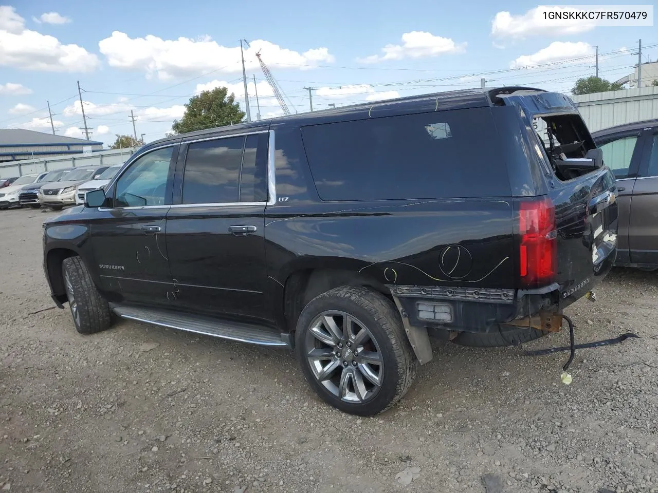 1GNSKKKC7FR570479 2015 Chevrolet Suburban K1500 Ltz