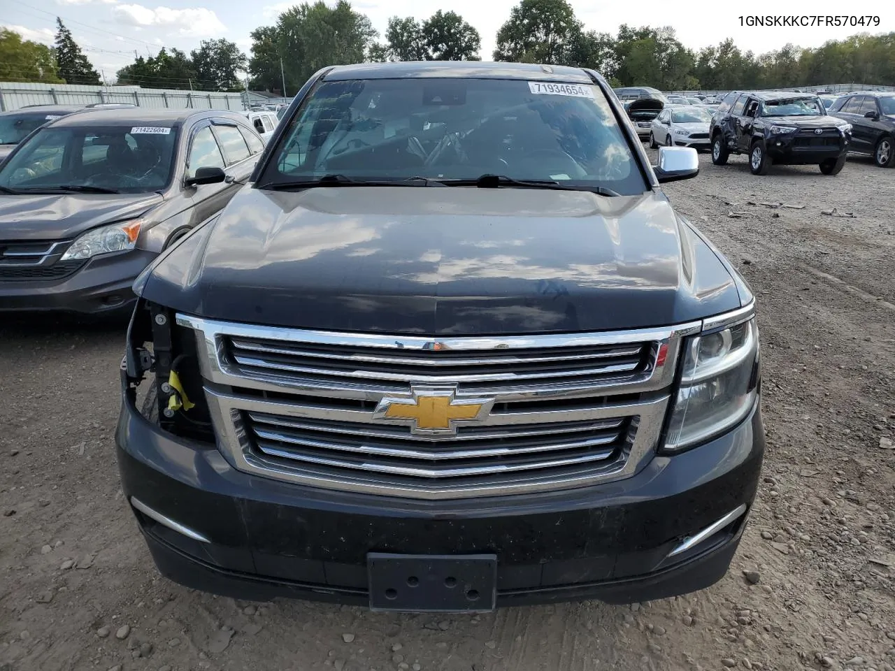 1GNSKKKC7FR570479 2015 Chevrolet Suburban K1500 Ltz