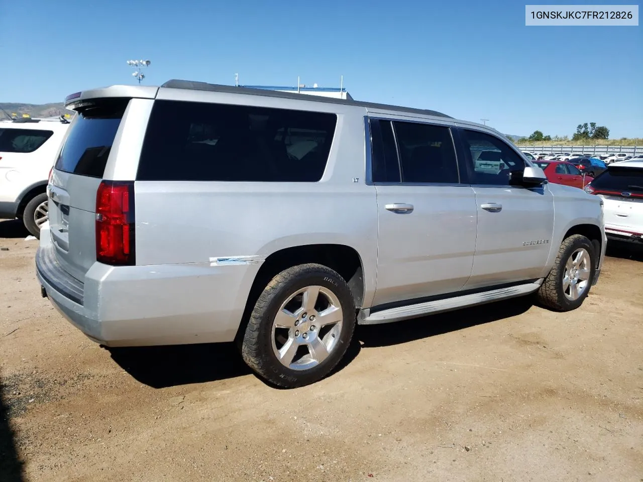 2015 Chevrolet Suburban K1500 Lt VIN: 1GNSKJKC7FR212826 Lot: 72230594