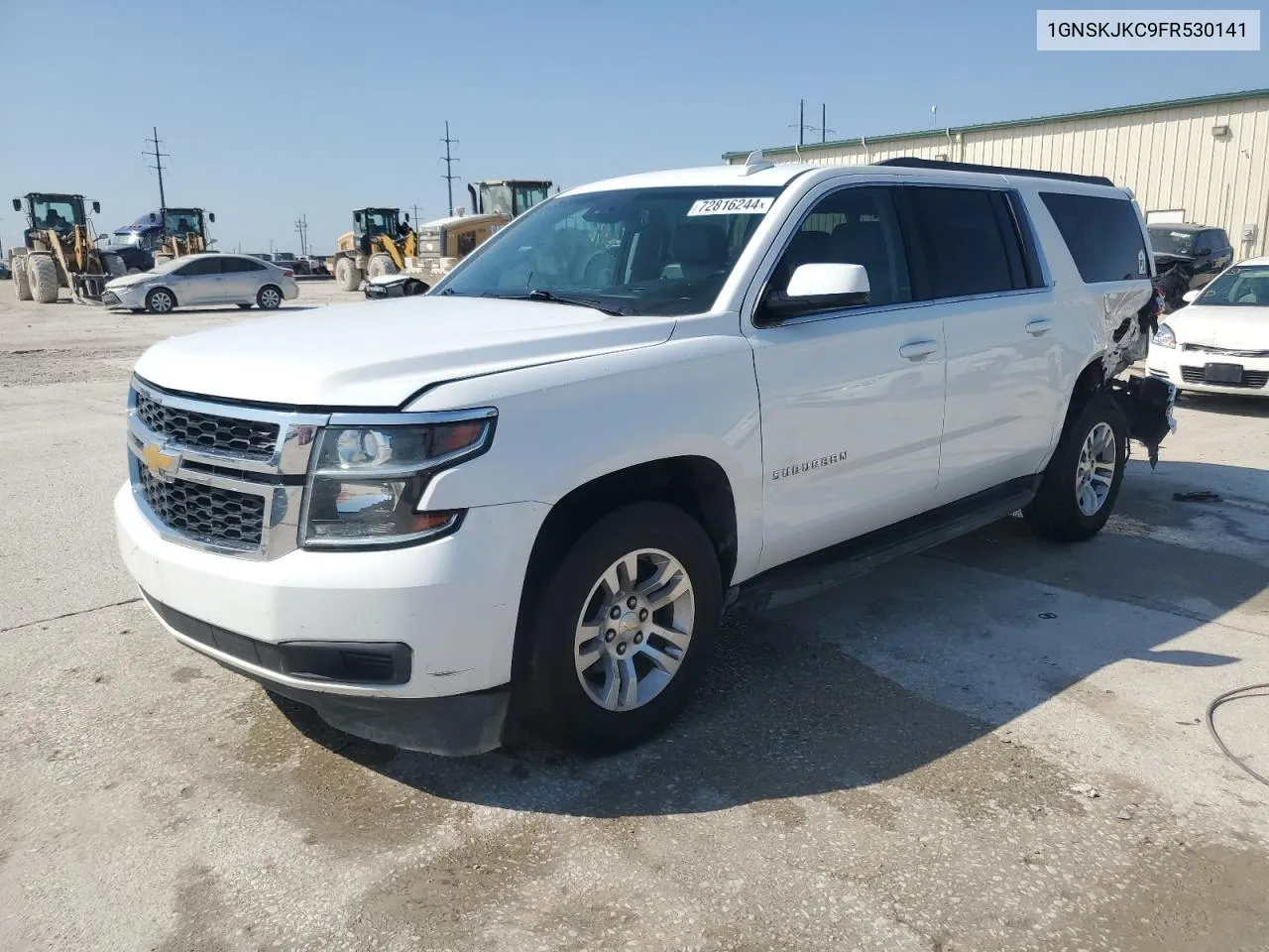 2015 Chevrolet Suburban K1500 Lt VIN: 1GNSKJKC9FR530141 Lot: 72816244