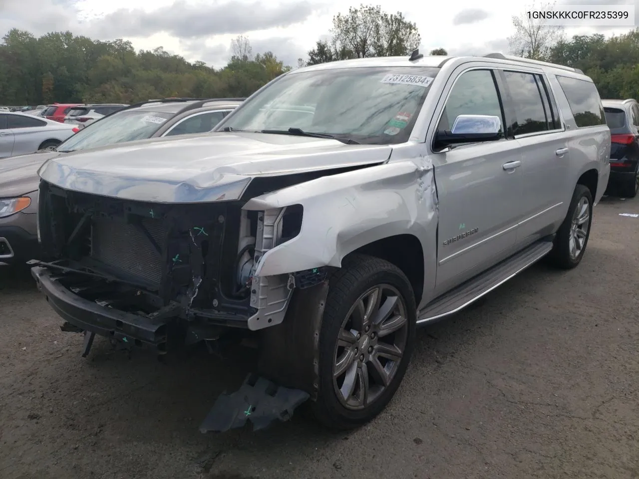 2015 Chevrolet Suburban K1500 Ltz VIN: 1GNSKKKC0FR235399 Lot: 73125834