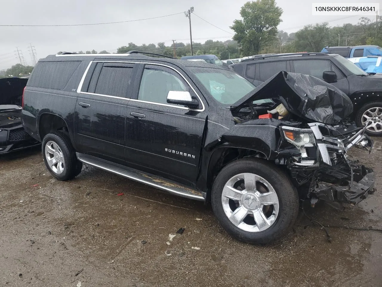 2015 Chevrolet Suburban K1500 Ltz VIN: 1GNSKKKC8FR646341 Lot: 73157054