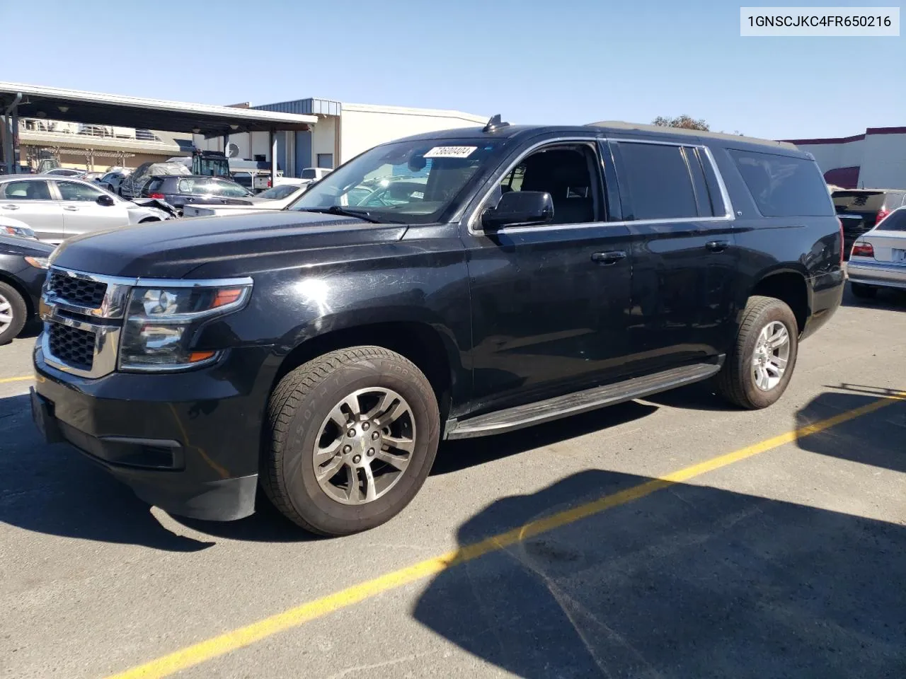 2015 Chevrolet Suburban C1500 Lt VIN: 1GNSCJKC4FR650216 Lot: 73600404