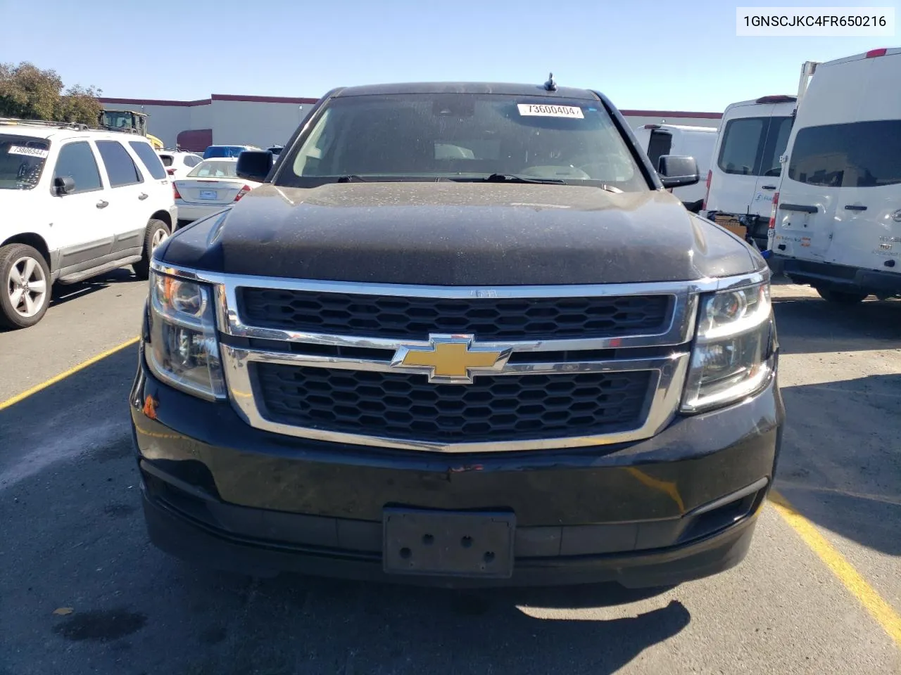 2015 Chevrolet Suburban C1500 Lt VIN: 1GNSCJKC4FR650216 Lot: 73600404