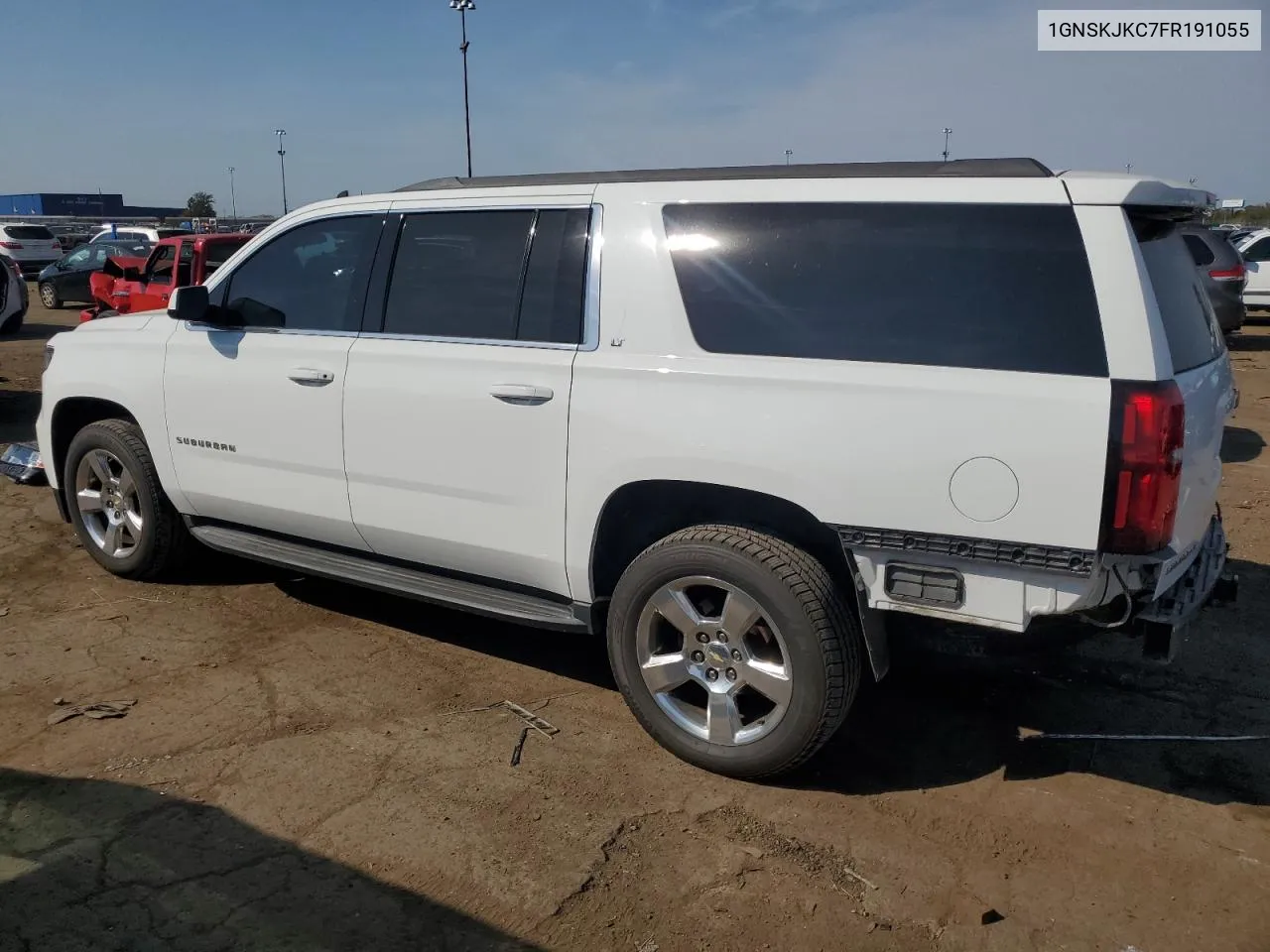 2015 Chevrolet Suburban K1500 Lt VIN: 1GNSKJKC7FR191055 Lot: 74017974