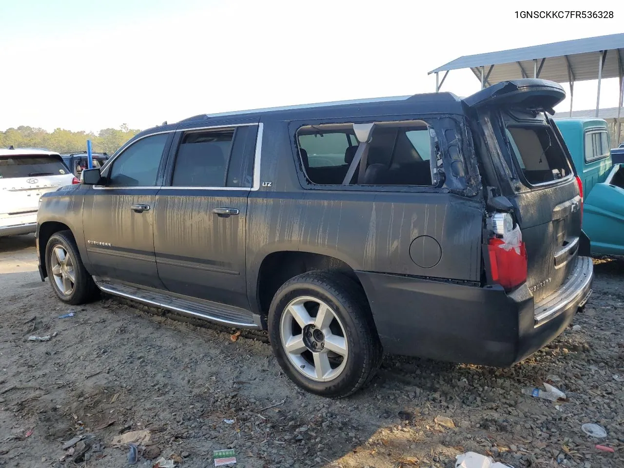 2015 Chevrolet Suburban C1500 Ltz VIN: 1GNSCKKC7FR536328 Lot: 74714674