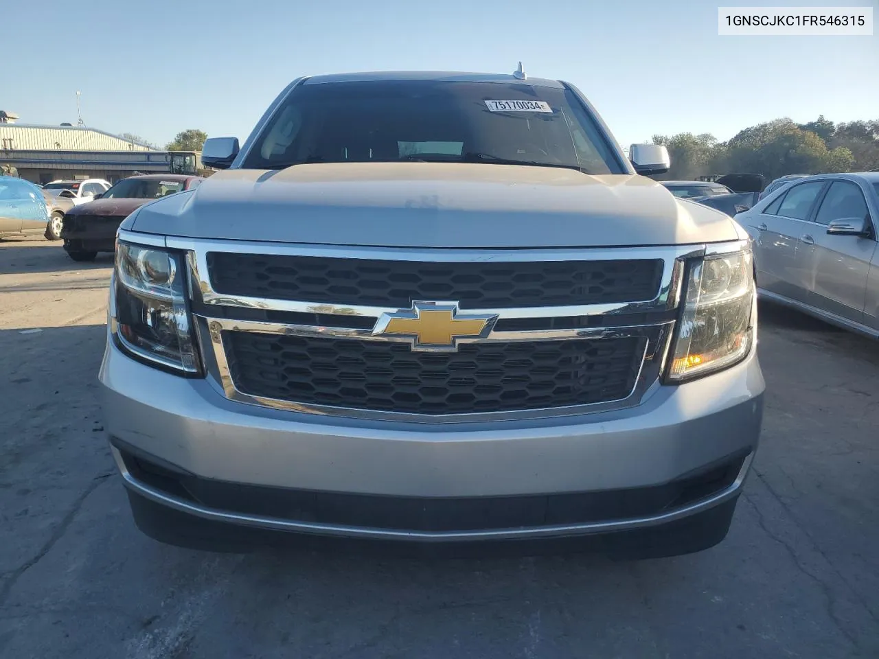 2015 Chevrolet Suburban C1500 Lt VIN: 1GNSCJKC1FR546315 Lot: 75170034