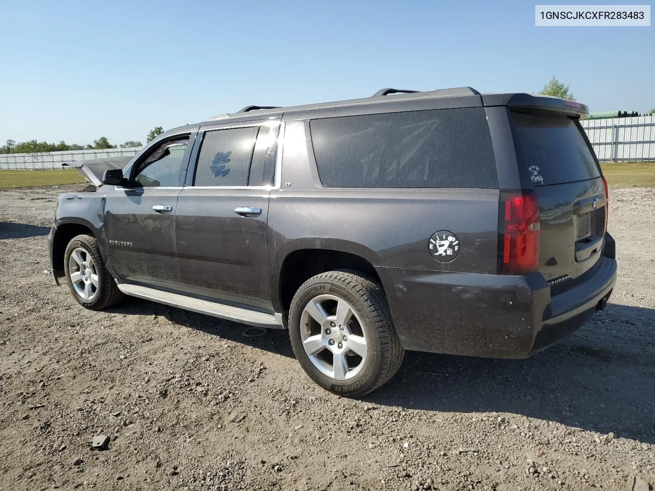 1GNSCJKCXFR283483 2015 Chevrolet Suburban C1500 Lt