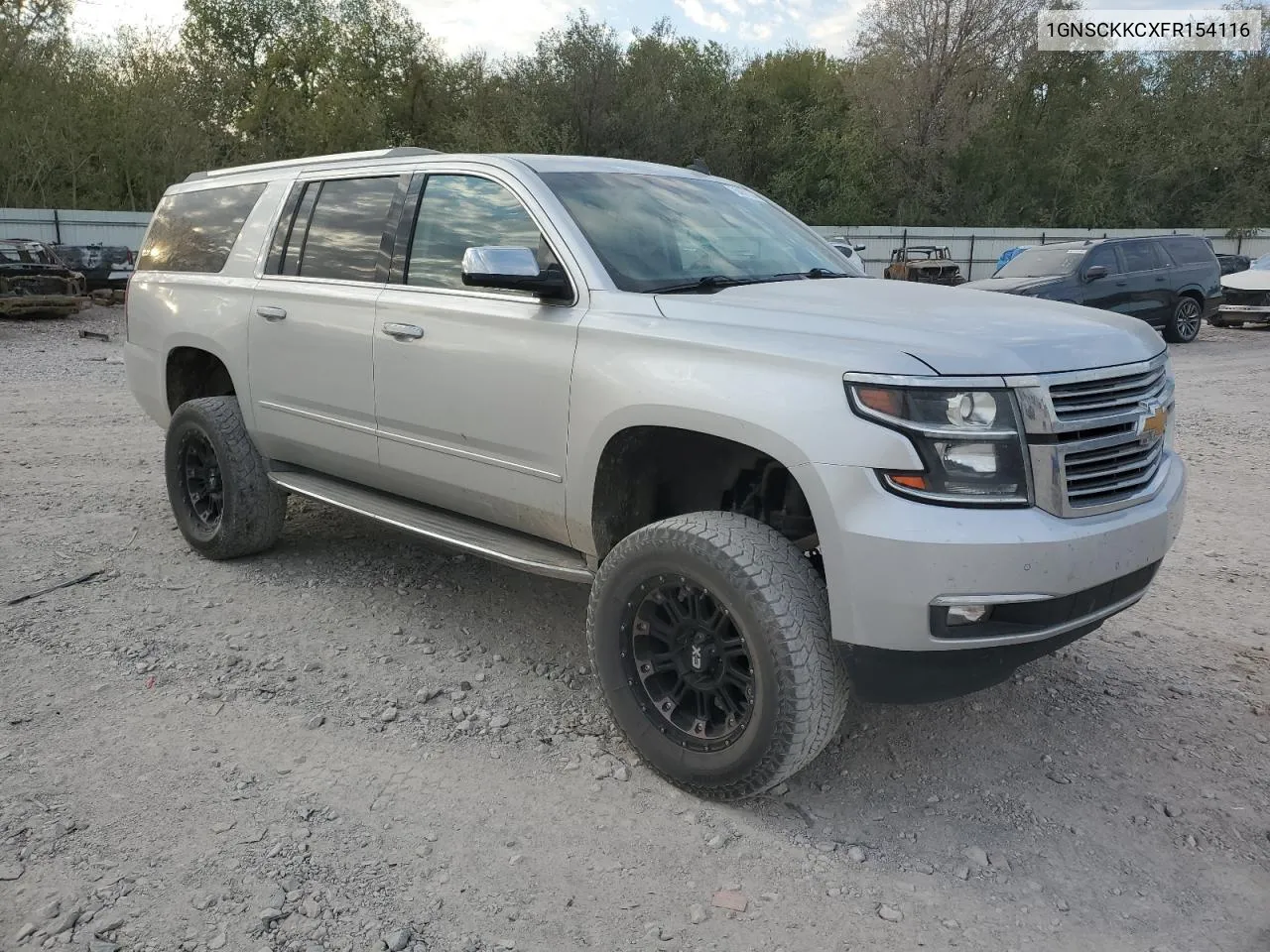 2015 Chevrolet Suburban C1500 Ltz VIN: 1GNSCKKCXFR154116 Lot: 75457634