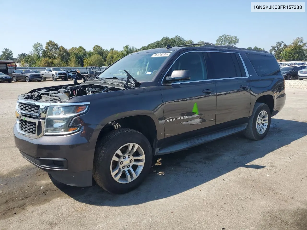 1GNSKJKC3FR157338 2015 Chevrolet Suburban K1500 Lt