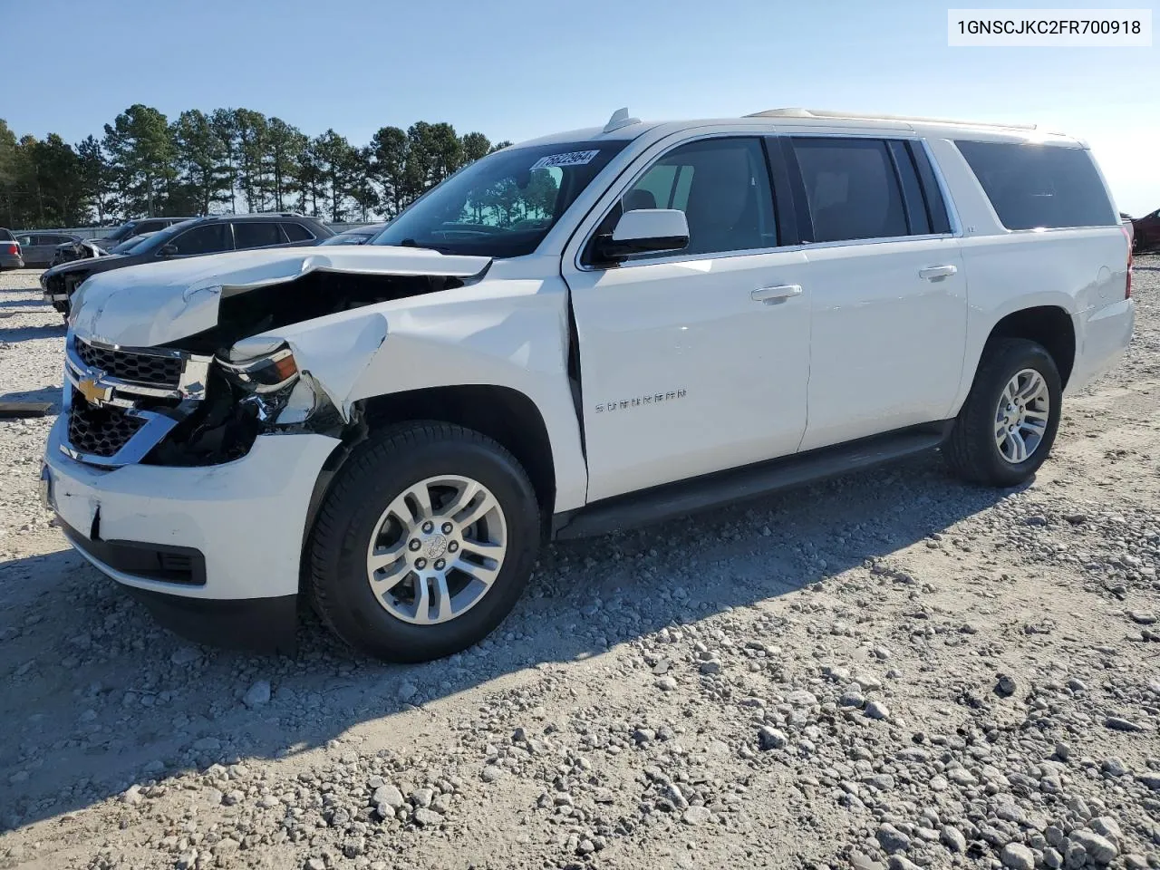 2015 Chevrolet Suburban C1500 Lt VIN: 1GNSCJKC2FR700918 Lot: 75622964