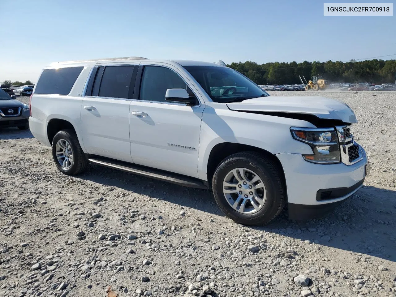 2015 Chevrolet Suburban C1500 Lt VIN: 1GNSCJKC2FR700918 Lot: 75622964