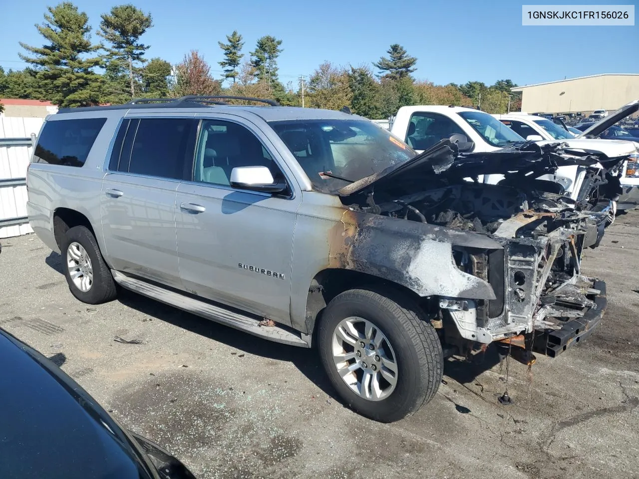 2015 Chevrolet Suburban K1500 Lt VIN: 1GNSKJKC1FR156026 Lot: 75703044