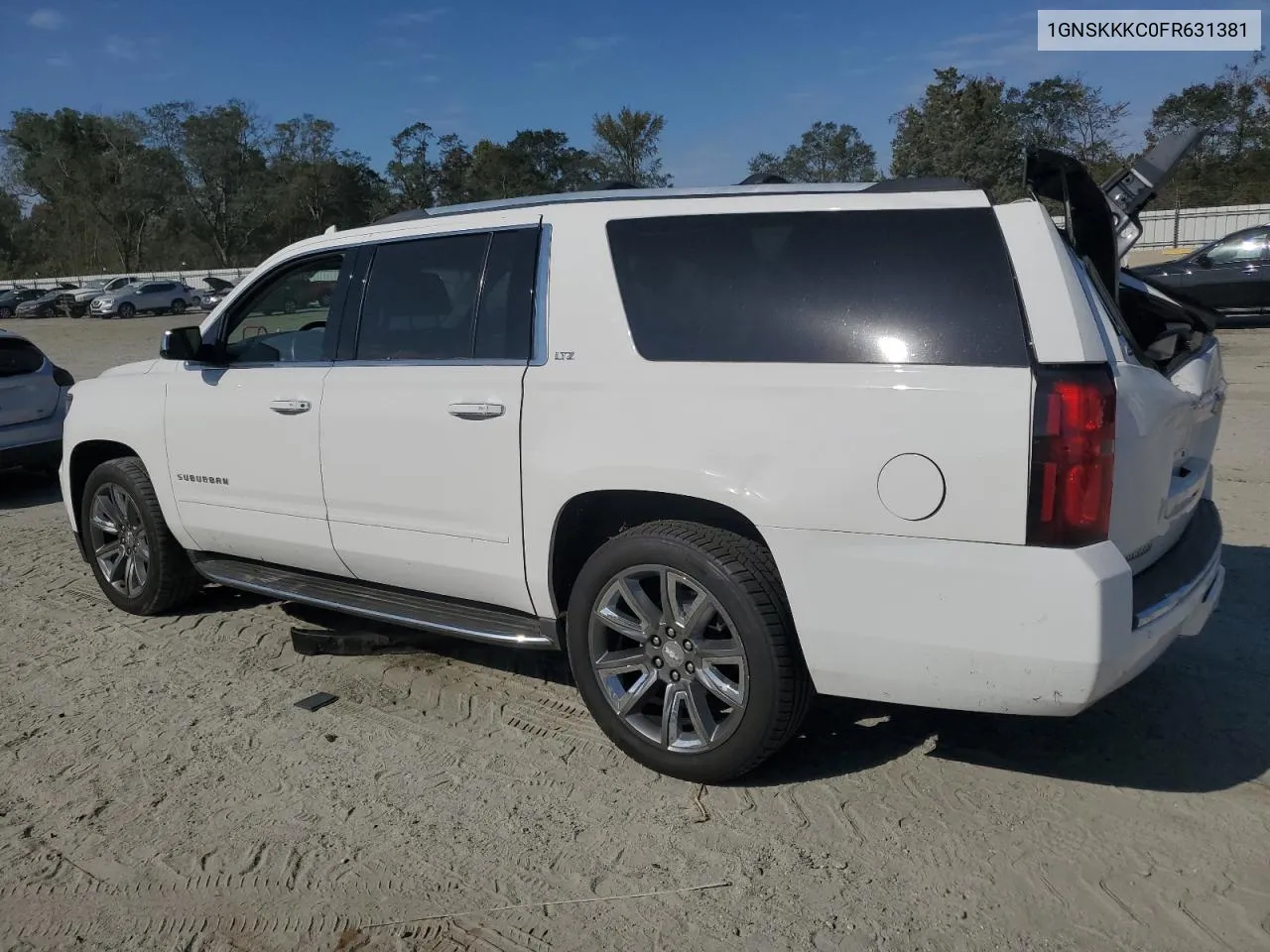 2015 Chevrolet Suburban K1500 Ltz VIN: 1GNSKKKC0FR631381 Lot: 75742134