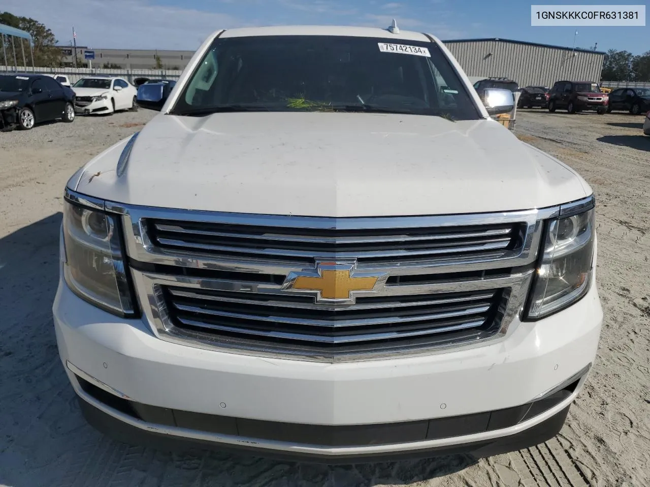 2015 Chevrolet Suburban K1500 Ltz VIN: 1GNSKKKC0FR631381 Lot: 75742134