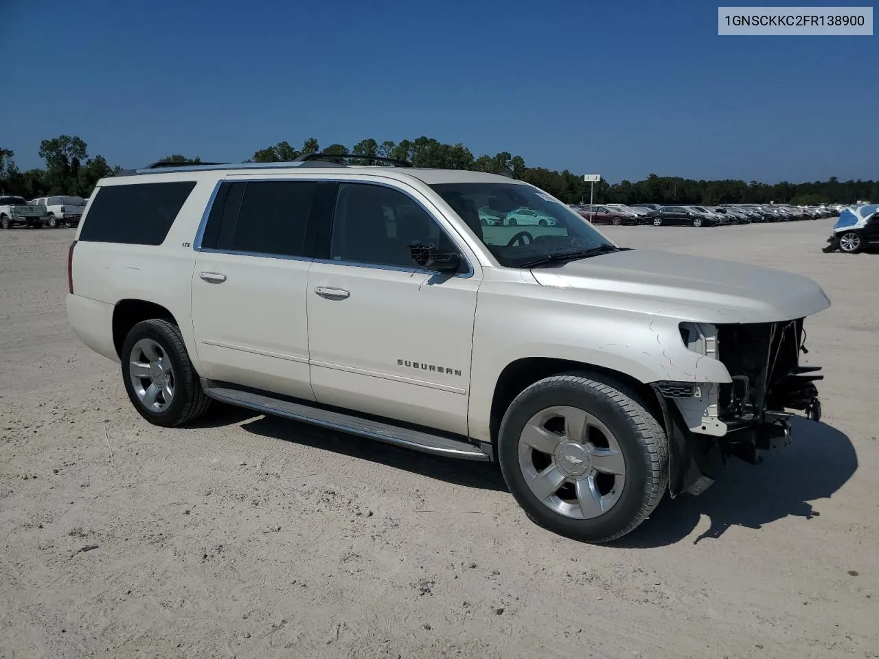 2015 Chevrolet Suburban C1500 Ltz VIN: 1GNSCKKC2FR138900 Lot: 75756564