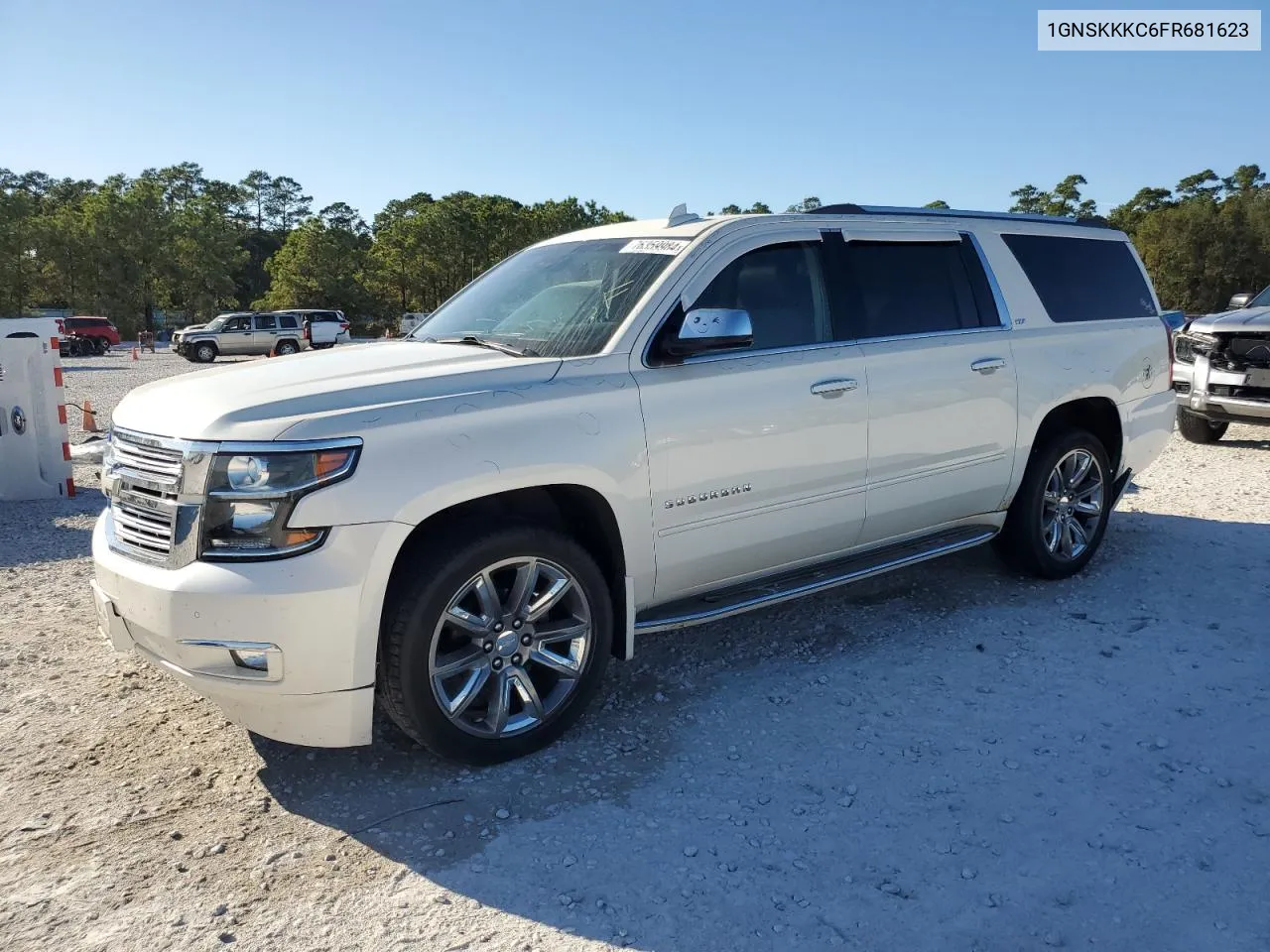 2015 Chevrolet Suburban K1500 Ltz VIN: 1GNSKKKC6FR681623 Lot: 76359984