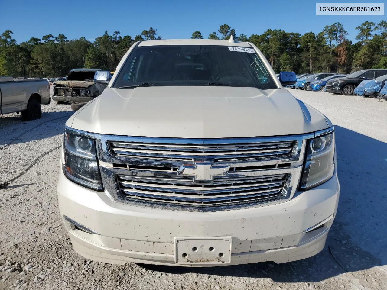 2015 Chevrolet Suburban K1500 Ltz VIN: 1GNSKKKC6FR681623 Lot: 76359984