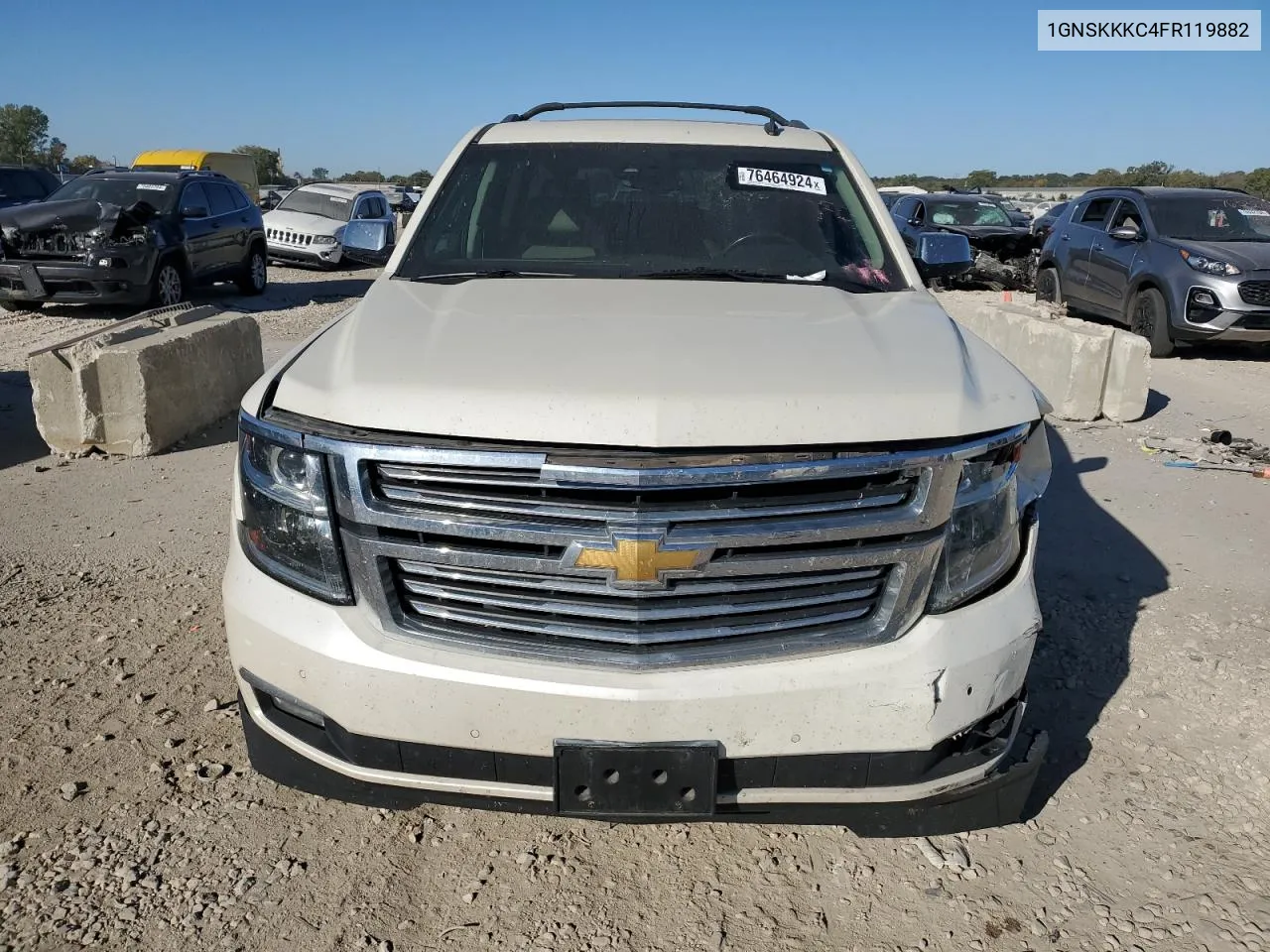 2015 Chevrolet Suburban K1500 Ltz VIN: 1GNSKKKC4FR119882 Lot: 76464924