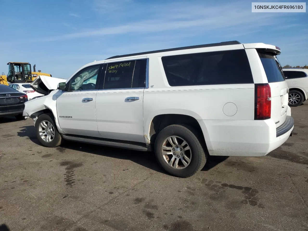 2015 Chevrolet Suburban K1500 Lt VIN: 1GNSKJKC4FR696180 Lot: 76682774