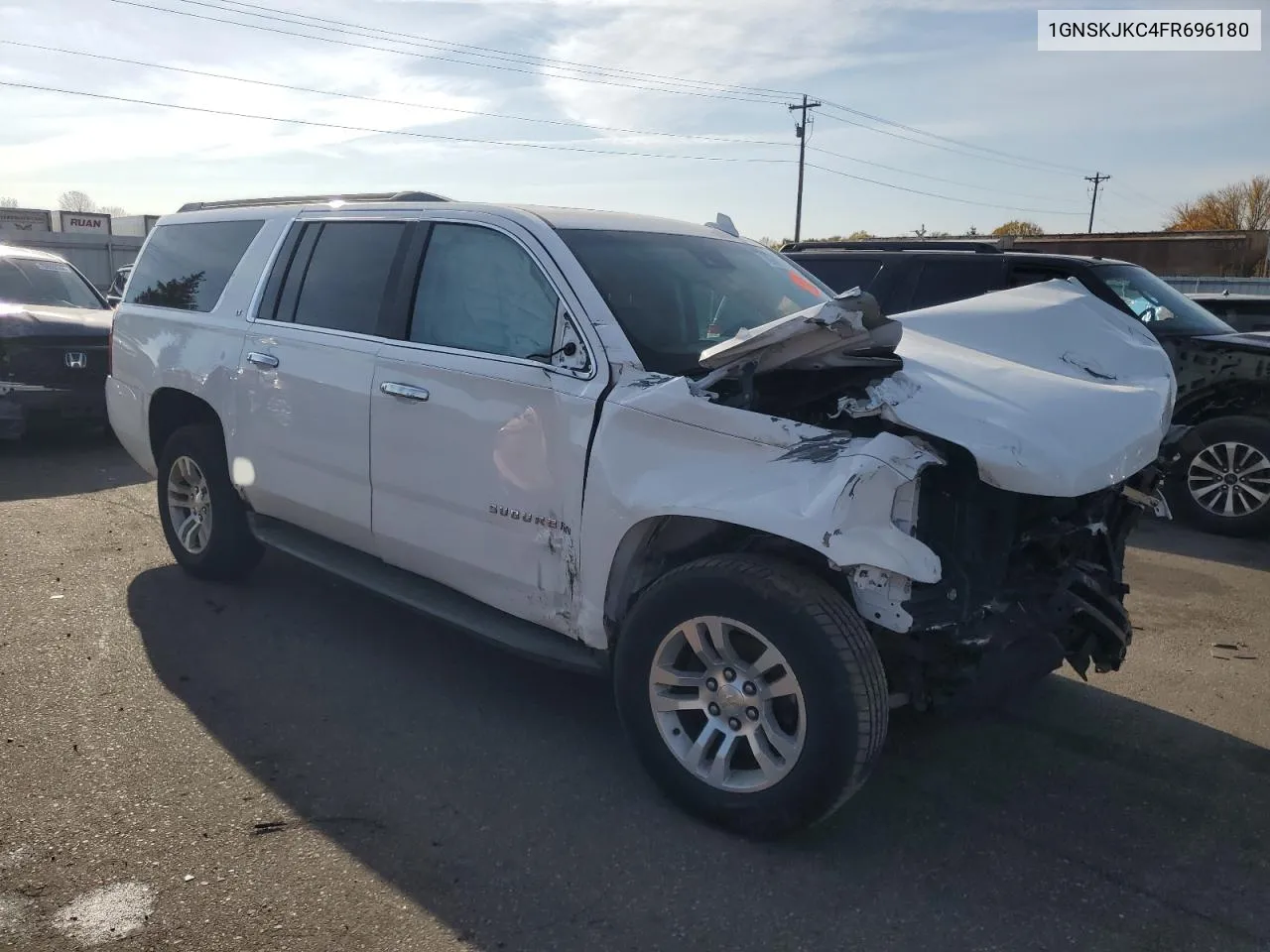 2015 Chevrolet Suburban K1500 Lt VIN: 1GNSKJKC4FR696180 Lot: 76682774