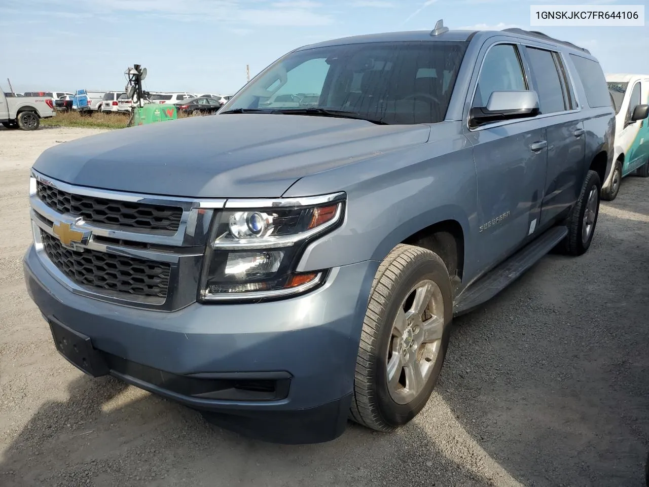 1GNSKJKC7FR644106 2015 Chevrolet Suburban K1500 Lt