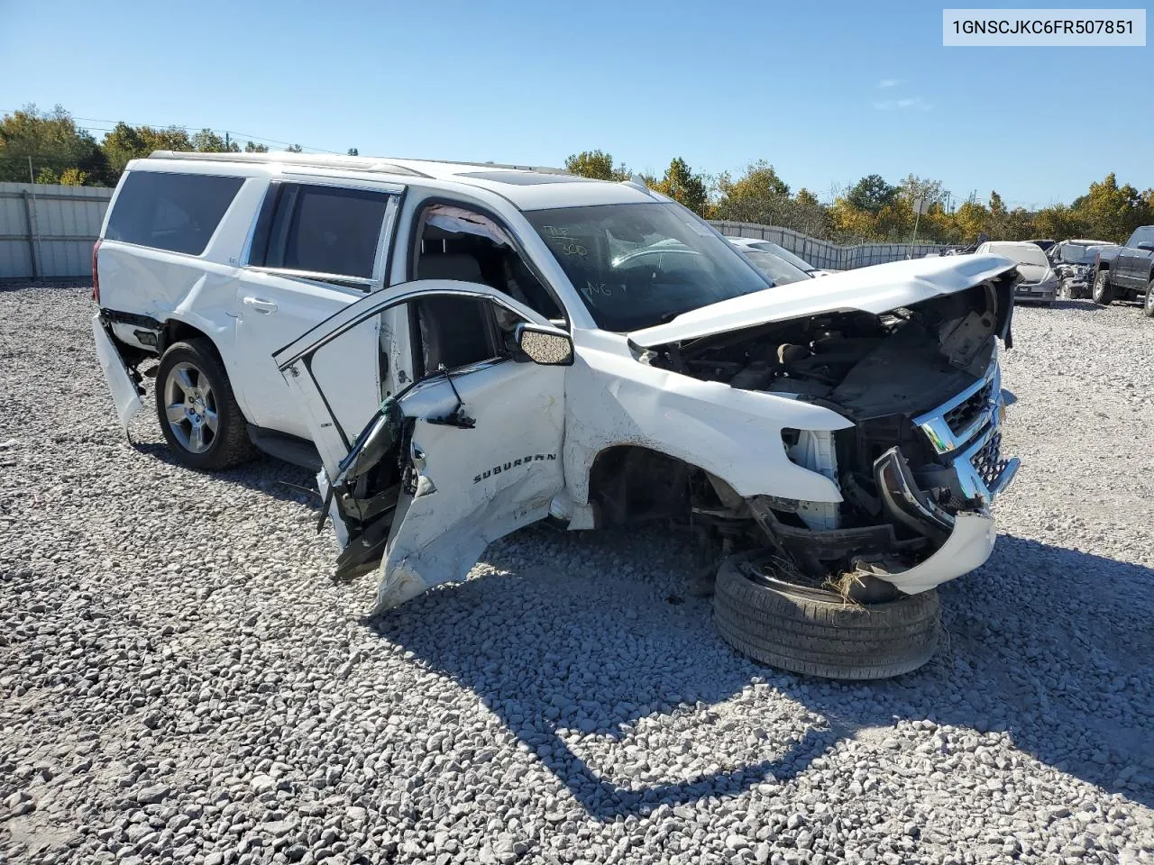 2015 Chevrolet Suburban C1500 Lt VIN: 1GNSCJKC6FR507851 Lot: 76785064