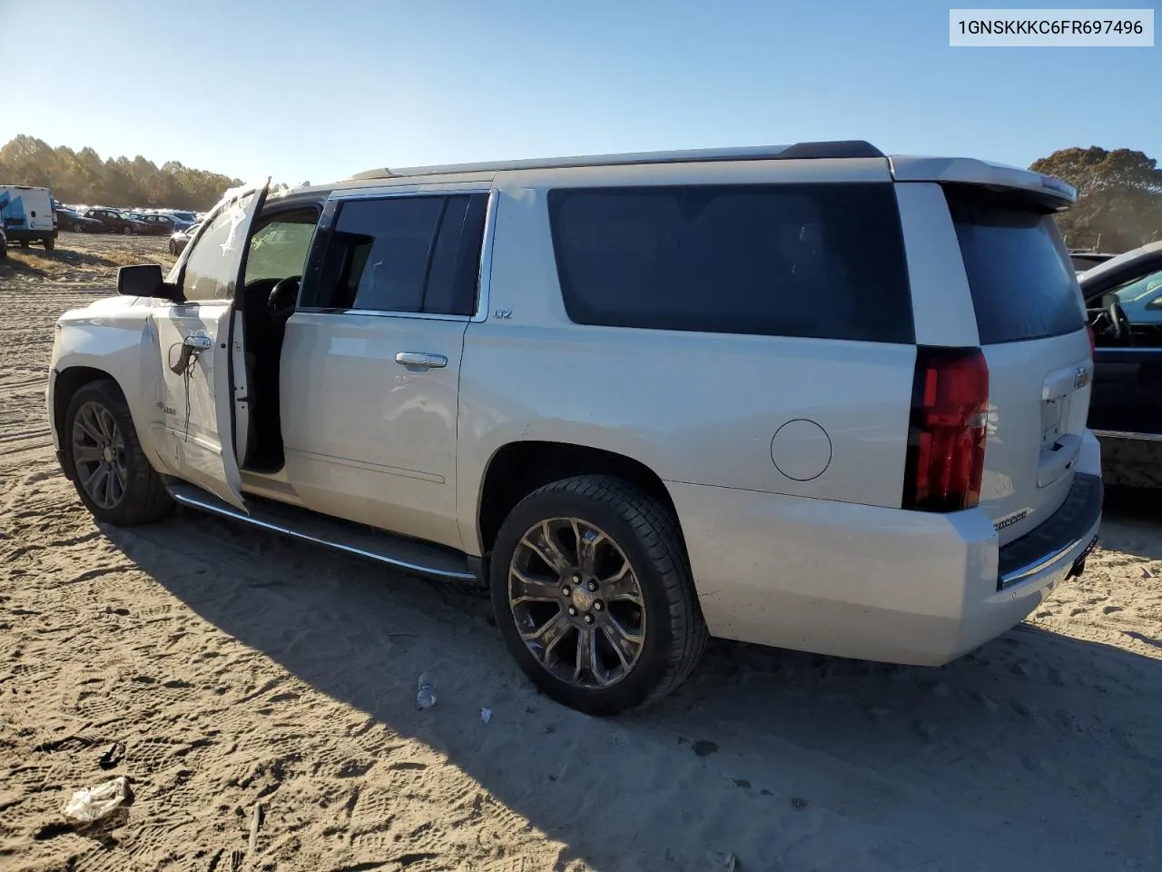 2015 Chevrolet Suburban K1500 Ltz VIN: 1GNSKKKC6FR697496 Lot: 76989554