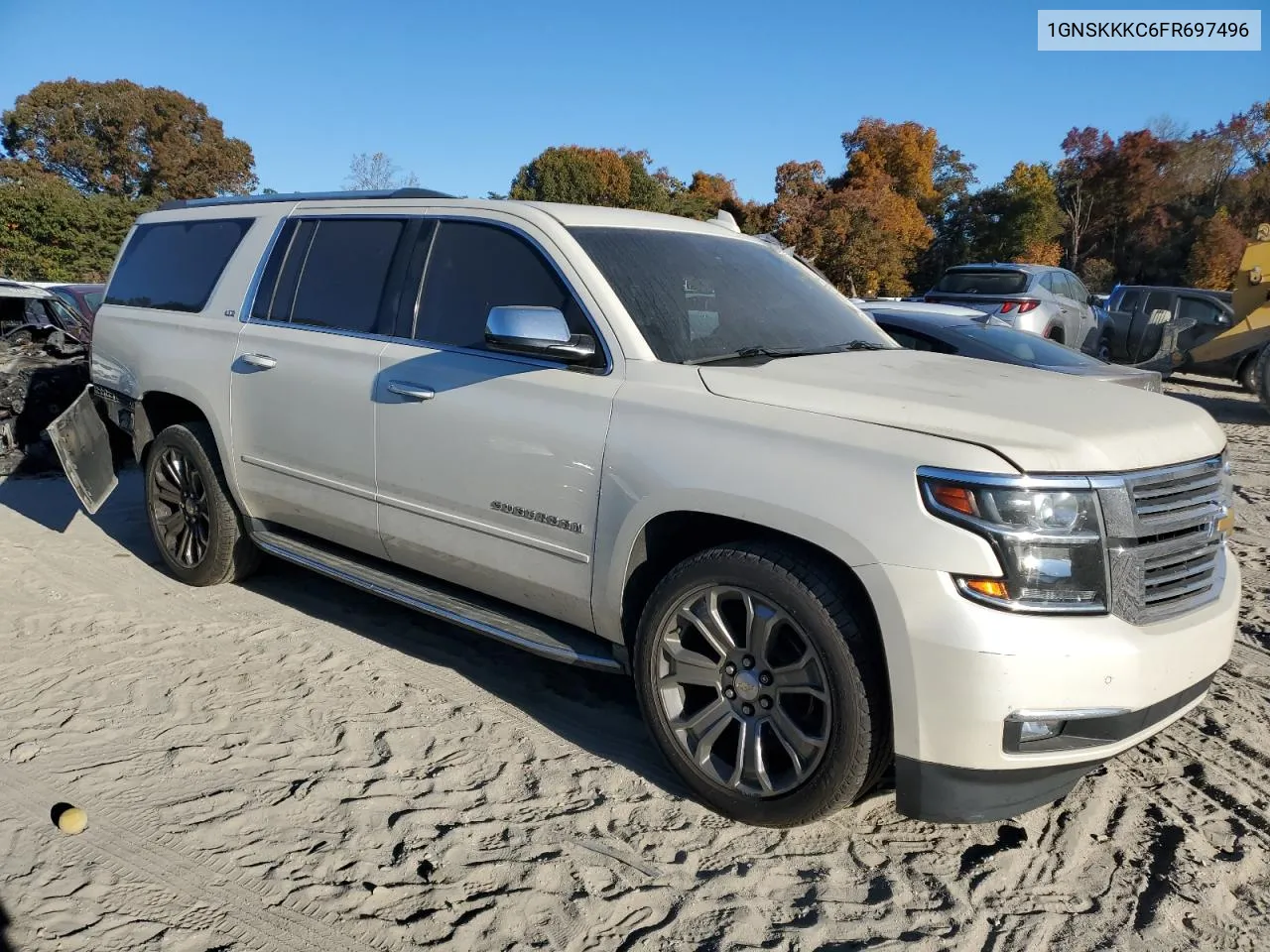 2015 Chevrolet Suburban K1500 Ltz VIN: 1GNSKKKC6FR697496 Lot: 76989554