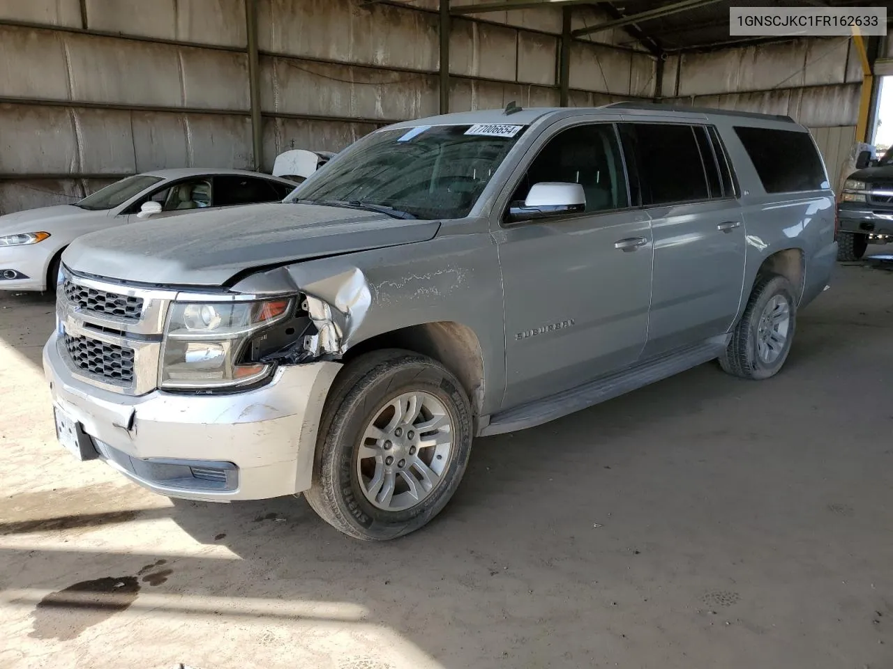 2015 Chevrolet Suburban C1500 Lt VIN: 1GNSCJKC1FR162633 Lot: 77006654