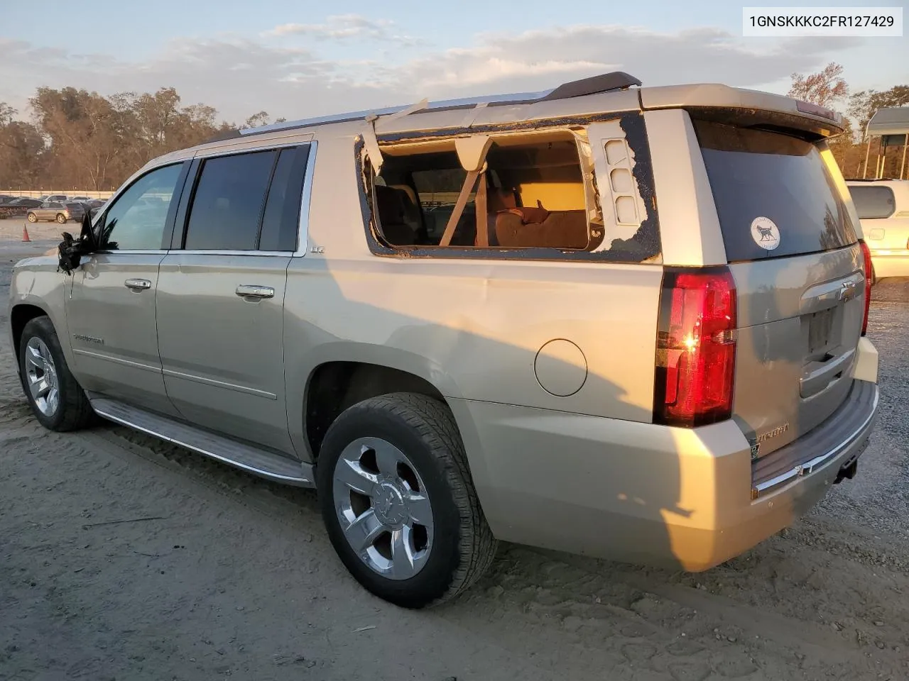 2015 Chevrolet Suburban K1500 Ltz VIN: 1GNSKKKC2FR127429 Lot: 77173054